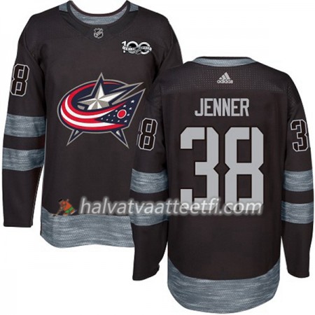 Miesten NHL Blue Jackets Pelipaita Boone Jenner 38 1917-2017 100th Anniversary Adidas Musta Authentic Miesten NHL Blue Jackets Pelipaita Boone Jenner 38 1917-2017 100th Anniversary Adidas Musta Authentic